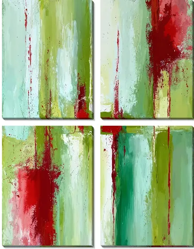 Модульная картина Абстрактная фактура №413