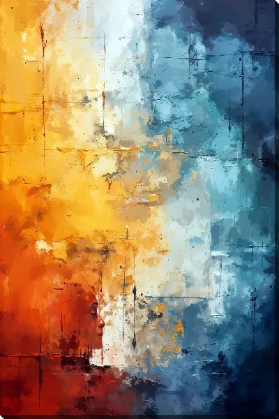 Картина маслом Абстрактная фактура №414