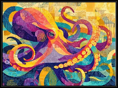 Картина Осьминог №6