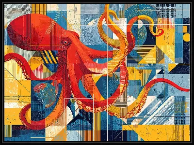 Картина Осьминог №10