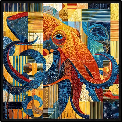 Картина Осьминог №13