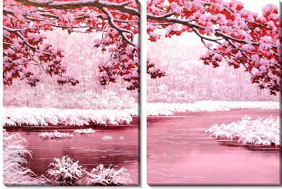 Модульная картина Рябина (Rowan)