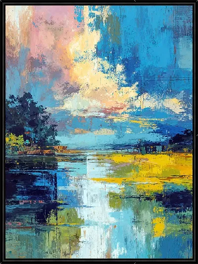 Картина Абстрактный пейзаж №12