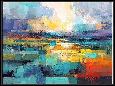 Картина Абстрактный пейзаж №15