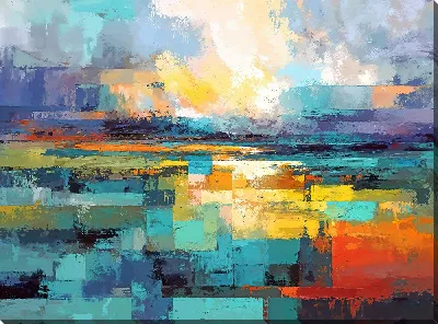 Постер Абстрактный пейзаж №15