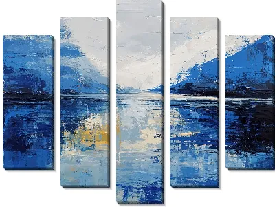 Модульная картина Абстрактный пейзаж №17
