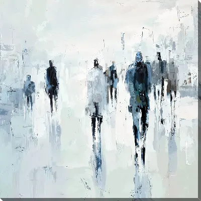 Картина маслом Силуэты №3