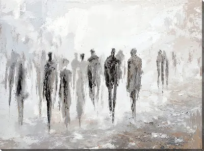 Картина маслом Силуэты №5