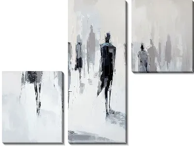 Модульная картина Силуэты №8