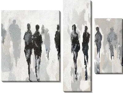 Модульная картина Силуэты №9