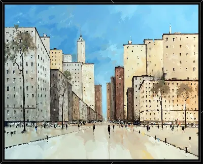 Картина Абстрактные силуэты №32