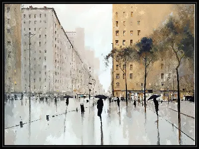 Картина Абстрактные силуэты №36