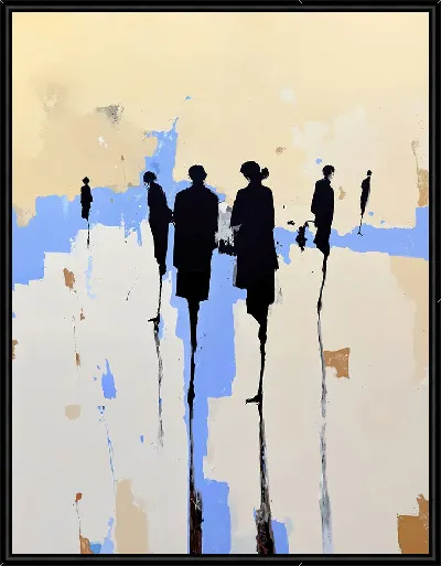 Картина Абстрактные силуэты №37