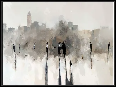 Картина Абстрактные силуэты №38