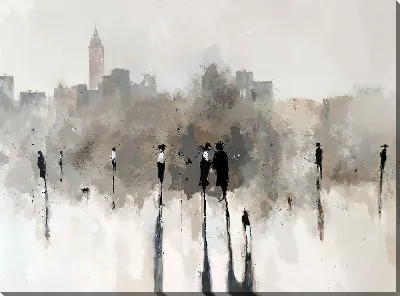 Постер Абстрактные силуэты №38