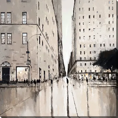 Картина маслом Абстрактные силуэты №39