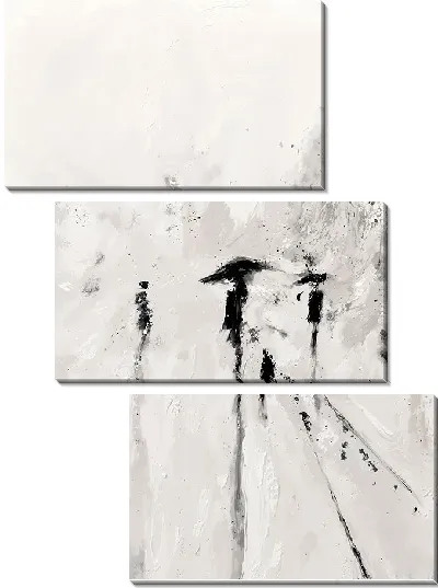 Модульная картина Абстрактные силуэты №40