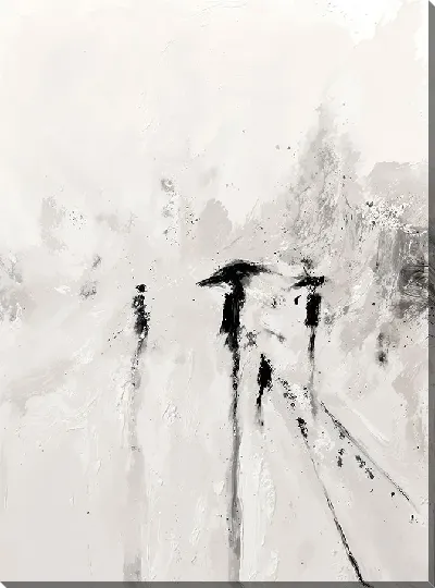 Картина маслом Абстрактные силуэты №40