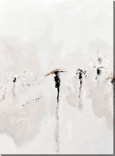 Картина маслом Абстрактные силуэты №41