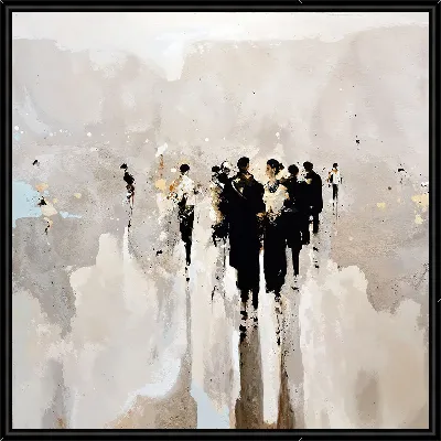 Картина Абстрактные силуэты №44