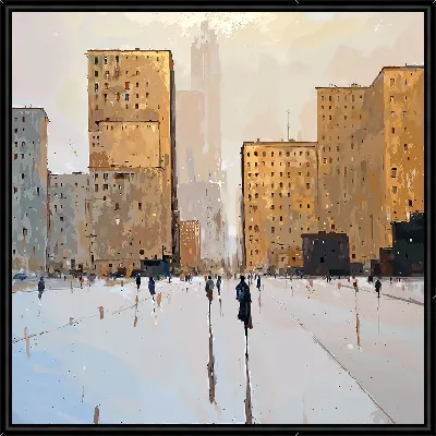 Картина Абстрактные силуэты №47