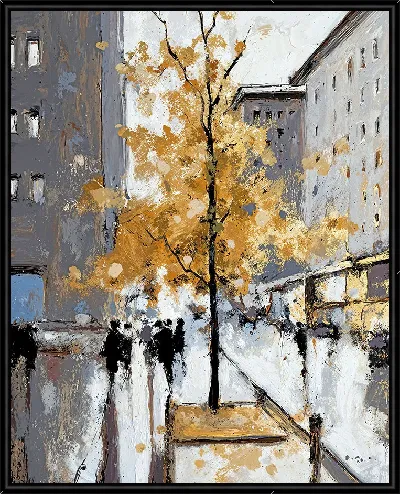 Картина Абстрактные силуэты №49