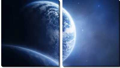 Модульная картина Планета (Planet)