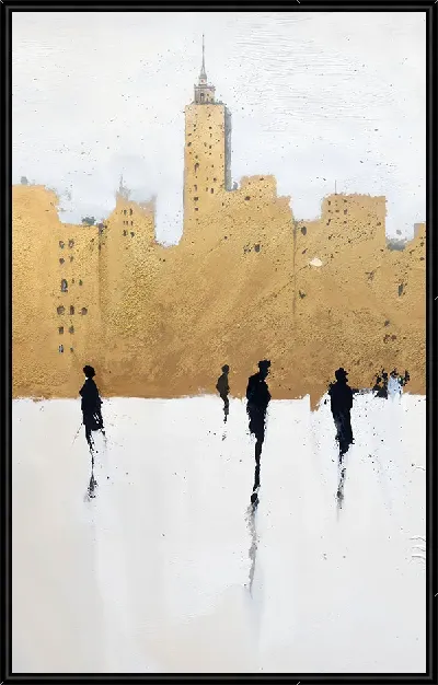 Картина Силуэты людей №21