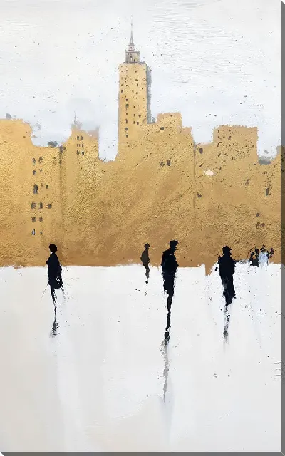 Картина маслом Силуэты людей №21