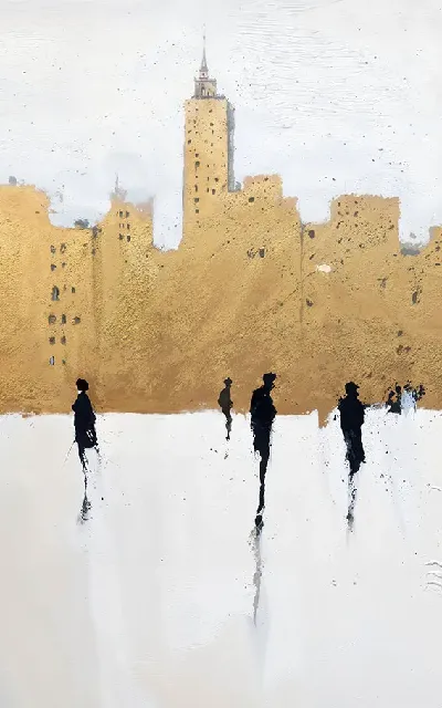 Плакат Силуэты людей №21