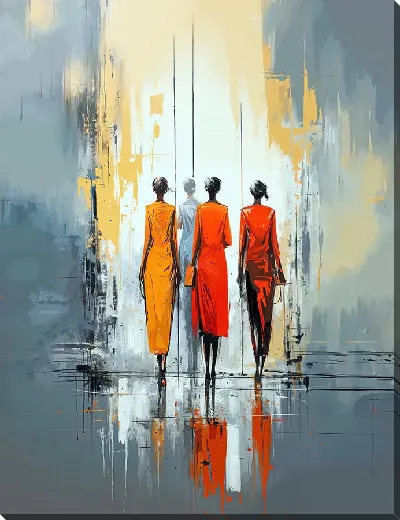 Постер Силуэты людей №22