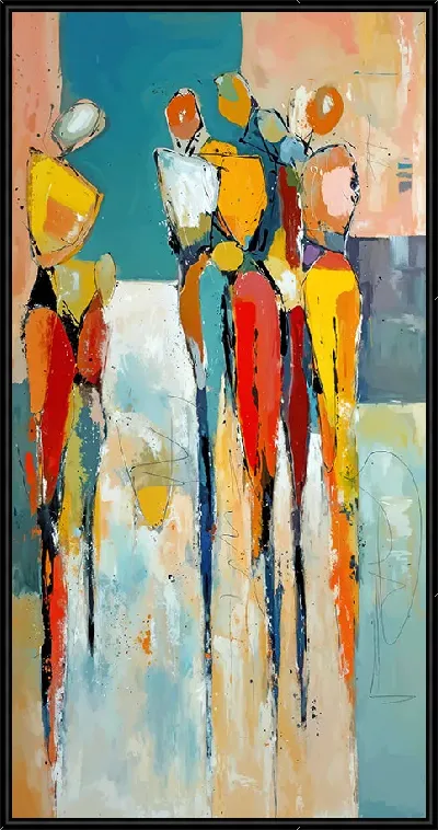 Картина Силуэты людей №23