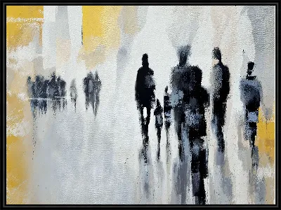 Картина Силуэты людей №24