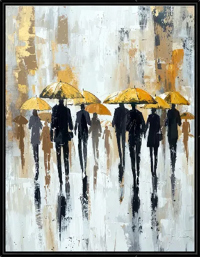 Картина Силуэты людей №25