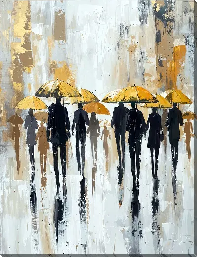 Постер Силуэты людей №25