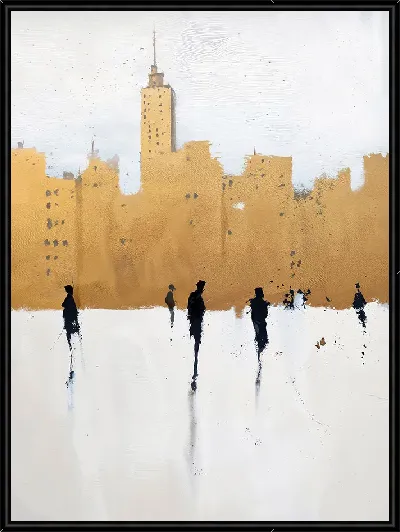 Картина Силуэты людей №26