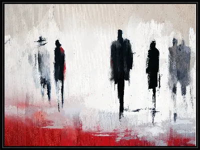 Картина Силуэты людей №28