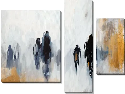 Модульная картина Силуэты людей №30
