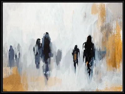 Картина Силуэты людей №30