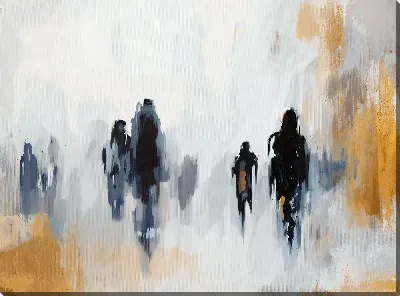 Постер Силуэты людей №30