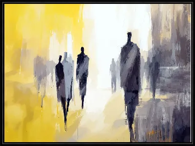 Картина Силуэты людей №33