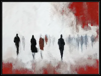 Картина Силуэты людей №34