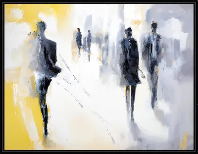 Картина Силуэты людей №35