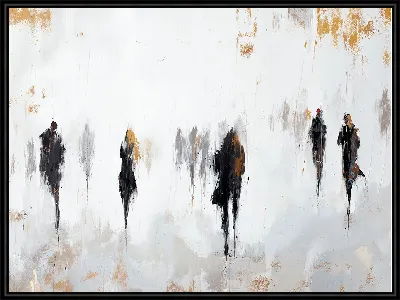 Картина Силуэты людей №37