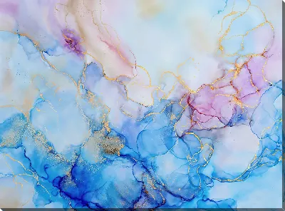 Картина маслом Алкогольные чернила №200