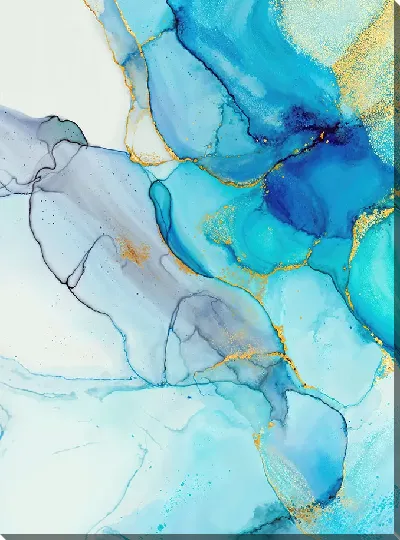 Картина маслом Алкогольные чернила №203