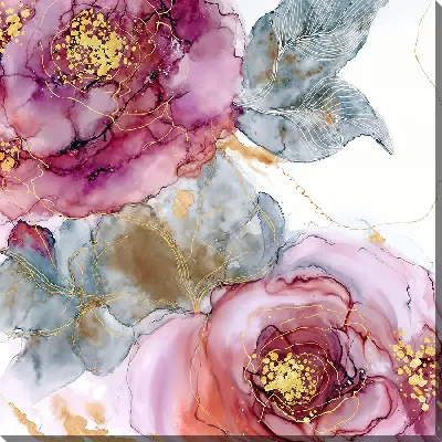 Картина маслом Алкогольные чернила №205