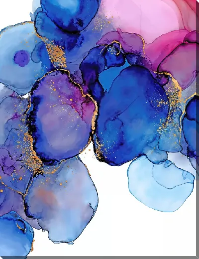 Картина маслом Алкогольные чернила №211