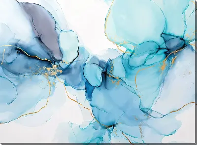 Картина маслом Алкогольные чернила №214