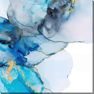 Картина маслом Алкогольные чернила №217